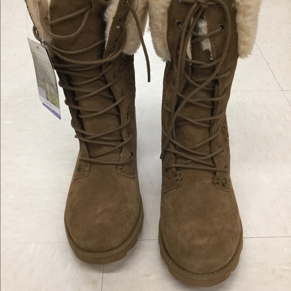 Bear paw woman suede boots
